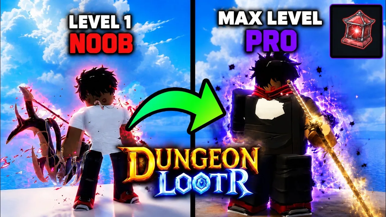 Dungeon Lootr gameplay matched to this guide